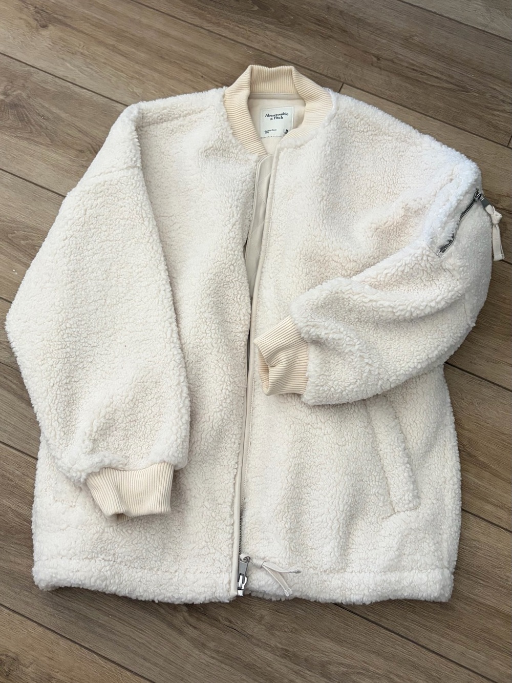 Sherpa Bomber Jacket from Abercrombie & Fitch